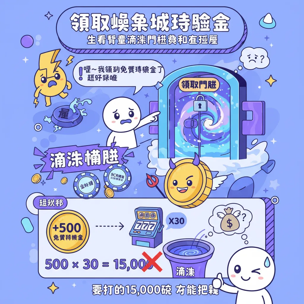 領取娛樂城體驗金，先看清楚流水門檻纔不會踩雷