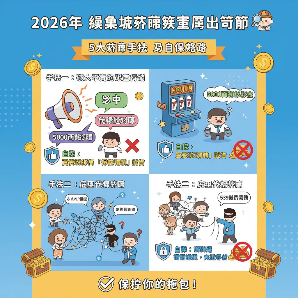 娛樂城詐騙手法大公開：5大陷阱與自保攻略